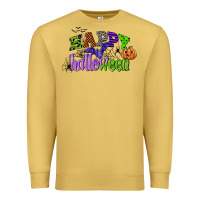 Antique Gold happy halloween Premium Sweatshirt - CowGirlArtShop