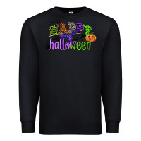 Black happy halloween Premium Sweatshirt - CowGirlArtShop