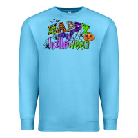 Ocean Blue happy halloween Premium Sweatshirt - CowGirlArtShop
