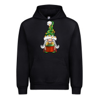 Black Christmas Gnome With Gift Urban Hoodie - BundleAndBundleShop
