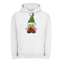 Pigment Lunar Rock Christmas Gnome With Gift Urban Hoodie - BundleAndBundleShop