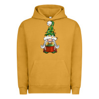 Pigment Peanut Butter Christmas Gnome With Gift Urban Hoodie - BundleAndBundleShop
