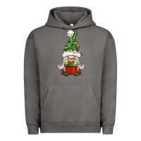 Pigment Tornado Christmas Gnome With Gift Urban Hoodie - BundleAndBundleShop