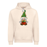 Sandshell Christmas Gnome With Gift Urban Hoodie - BundleAndBundleShop