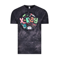 Cloud Black x ray tech Vintage Tee - MaliasSmallBusiness