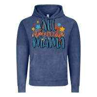 Vintage Denim all american mama Vintage Hoodie - MaliasSmallBusiness