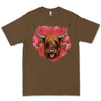 Cacao highland cow valentines Premium Tee - JahusDesignShop