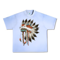 Grape Ice indian headress Urban Heavy Tee - AdoDesignShop