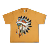 Peanut Butter indian headress Urban Heavy Tee - AdoDesignShop
