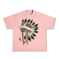 Salmon indian headress Urban Heavy Tee - AdoDesignShop