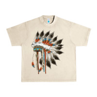Sandshell indian headress Urban Heavy Tee - AdoDesignShop