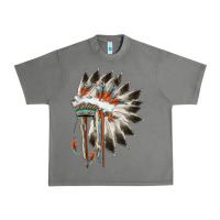 Tornado indian headress Urban Heavy Tee - AdoDesignShop