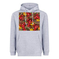 Heather Grey mardi gras crawfish Heavyweight Hoodie - CowGirlArtShop