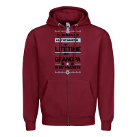 Burgundy I VE BEEN CALLED GRANDPA -may favorite grandpa Zipper Hoodie - Bettercallsaul