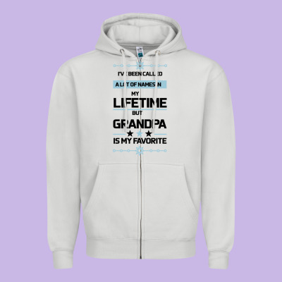I Ve Been Called Grandpa -may Favorite Grandpa Zipper Hoodie Designed By Bettercallsaul