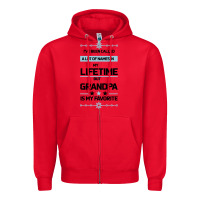 Red I VE BEEN CALLED GRANDPA -may favorite grandpa Zipper Hoodie - Bettercallsaul