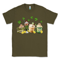 Army Green patricks day coffee Classic Tee - MaliasSmallBusiness