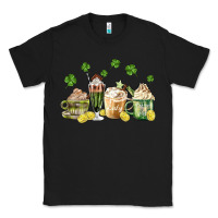 Black patricks day coffee Classic Tee - MaliasSmallBusiness