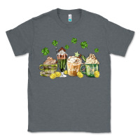 Charcoal Heather patricks day coffee Classic Tee - MaliasSmallBusiness