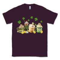Plum patricks day coffee Classic Tee - MaliasSmallBusiness