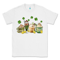 White patricks day coffee Classic Tee - MaliasSmallBusiness