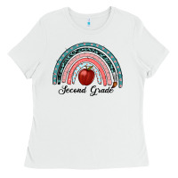 White second grade rainbow Ladies Tee - RanaPortraitStore