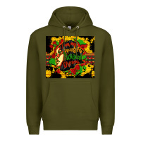 Army Green i am my ancestors wildest dreams Premium Hoodie - CowGirlArtShop