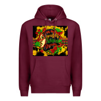 Burgundy i am my ancestors wildest dreams Premium Hoodie - CowGirlArtShop