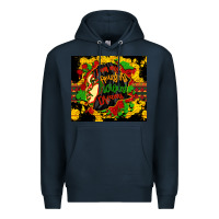 Navy i am my ancestors wildest dreams Premium Hoodie - CowGirlArtShop