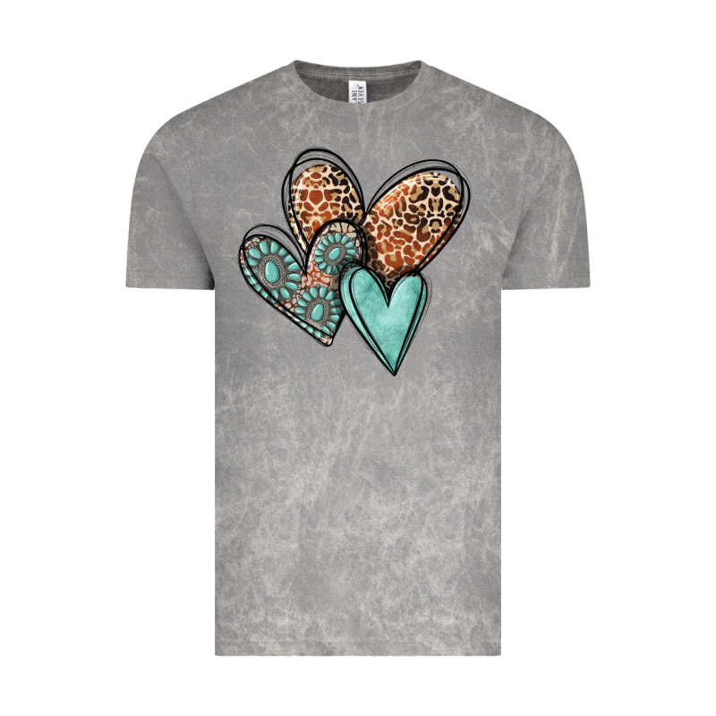Western Love Hearts Vintage Tee by MaliasSmallBusiness | Teevron