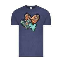 Vintage Denim western love hearts Vintage Tee - MaliasSmallBusiness