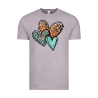 Vintage Zinc western love hearts Vintage Tee - MaliasSmallBusiness