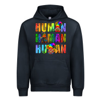 Navy Human Pride Lgbt Urban Hoodie - BundleAndBundleShop