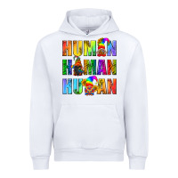 White Human Pride Lgbt Urban Hoodie - BundleAndBundleShop