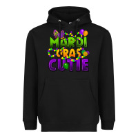 Black mardi gras cutie Heavyweight Hoodie - CowGirlArtShop