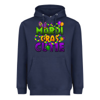 Navy mardi gras cutie Heavyweight Hoodie - CowGirlArtShop
