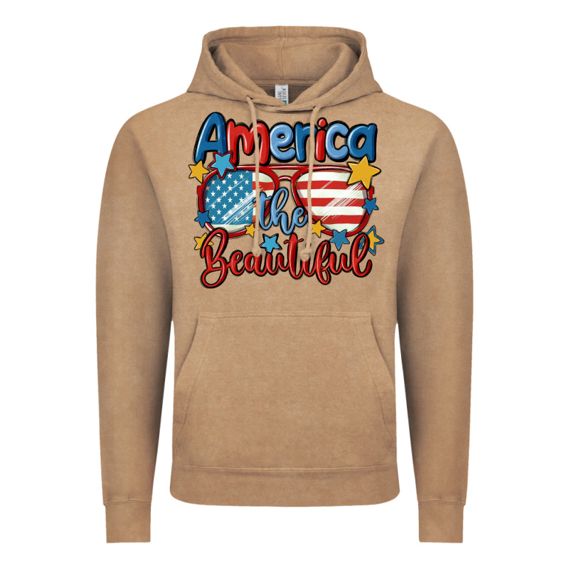 America The Beautiful Vintage Hoodie by MaliasSmallBusiness | Teevron