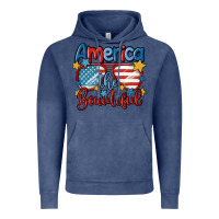 Vintage Denim america the beautiful Vintage Hoodie - MaliasSmallBusiness