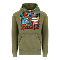 Vintage Olive america the beautiful Vintage Hoodie - MaliasSmallBusiness