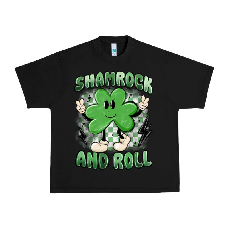 Shamrock And Roll Urban Heavy Tee by MaliasSmallBusiness | Teevron
