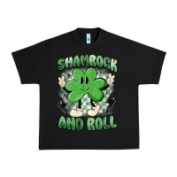 Black shamrock and roll Urban Heavy Tee - MaliasSmallBusiness