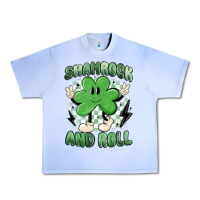 Grape Ice shamrock and roll Urban Heavy Tee - MaliasSmallBusiness