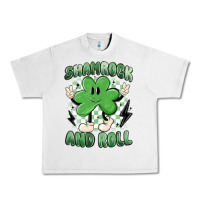 Lunar Rock shamrock and roll Urban Heavy Tee - MaliasSmallBusiness