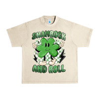 Sandshell shamrock and roll Urban Heavy Tee - MaliasSmallBusiness