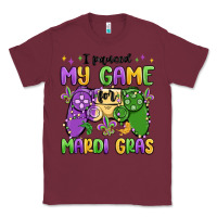 Burgundy i paused my game for mardi gras Classic Tee - MaliasSmallBusiness