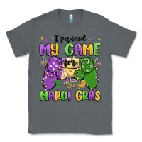 Charcoal Heather i paused my game for mardi gras Classic Tee - MaliasSmallBusiness