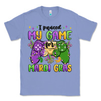 Colony Blue i paused my game for mardi gras Classic Tee - MaliasSmallBusiness