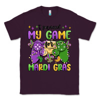 Plum i paused my game for mardi gras Classic Tee - MaliasSmallBusiness