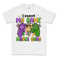 White i paused my game for mardi gras Classic Tee - MaliasSmallBusiness