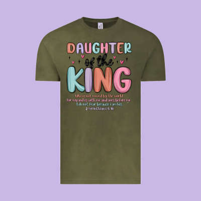 Daughter Of The King Vintage Tee Designed By Maliassmallbusiness